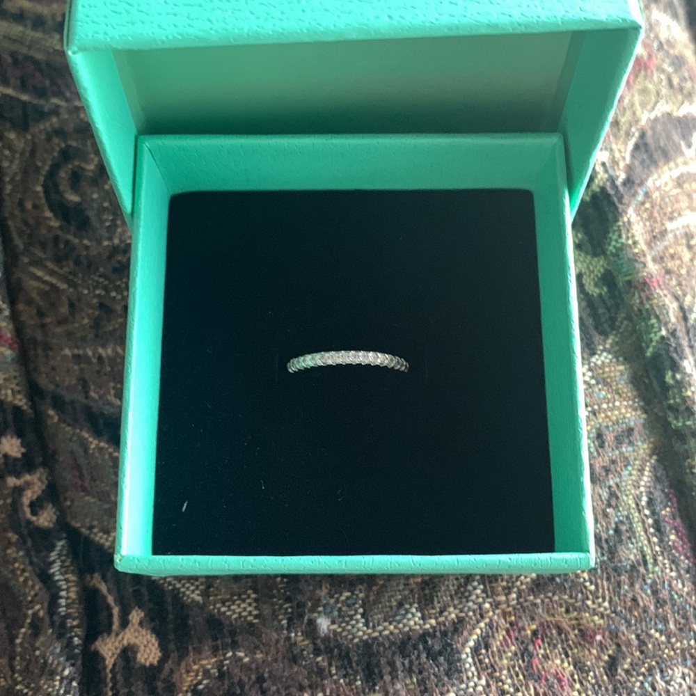 CZ Half Eternity Band